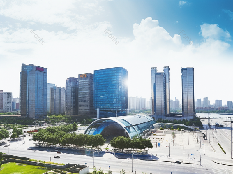 航拍现代城市都市高楼大厦城市规划建设街道绿化摄影,高清,摄影图,摄影图片,图片大全,摄影图免费下载